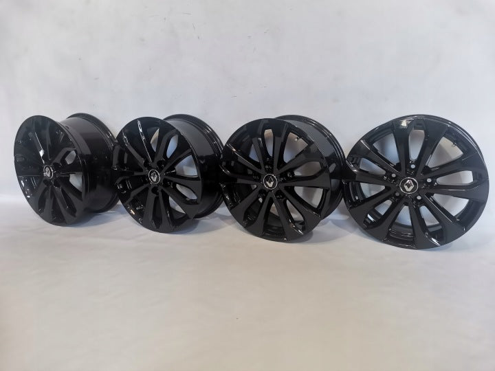 4x Alufelge 16 Zoll 6.5" 5x114.3 44ET Schwarz 403005287R Renault Megane Talisman FEL3700319421tm