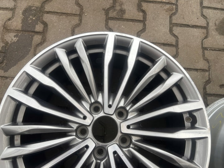 1x Alufelge 19 Zoll 8.5" 5x120 47ET 6877137 BMW F10 F30 Rim Wheel FEL8878542585cr