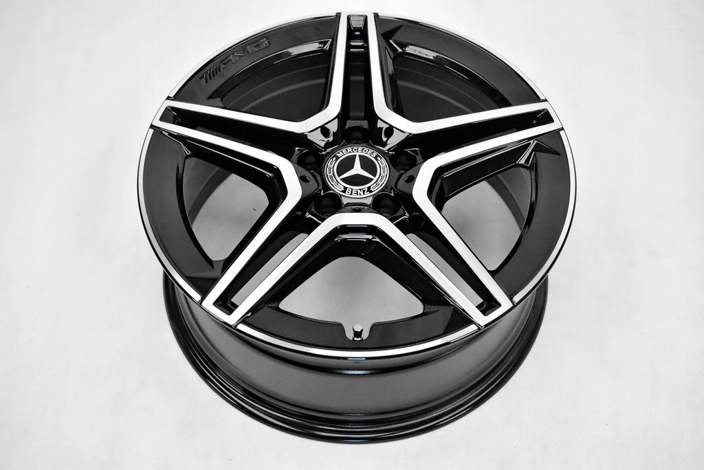 4x Alufelge 18 Zoll 7.5" 5x112 49ET Glanz Schwarz A1774011500 Mercedes-Benz W177 FEL5960926539zz