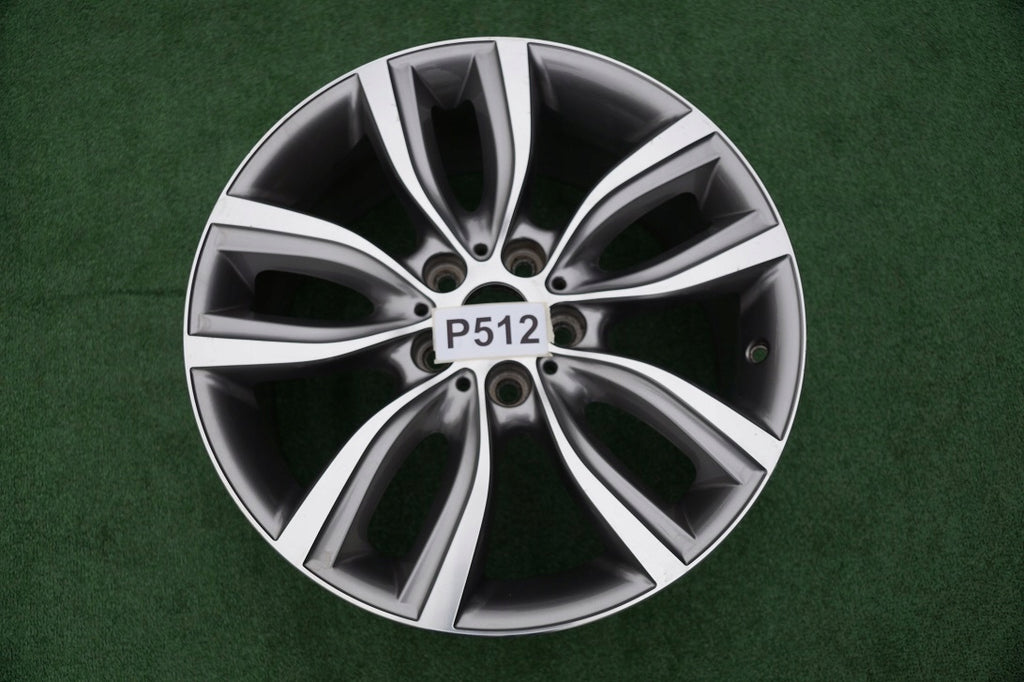 1x Alufelge 18 Zoll 8.0" 5x112 57ET Glanz Silber 6855094 BMW 2 F45 F46 Mg FEL3422197405hz