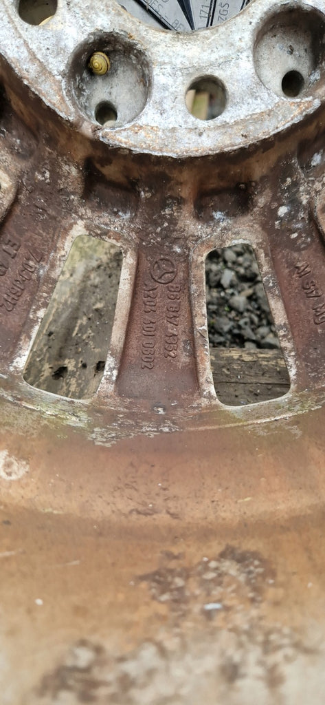 1x Alufelge 16 Zoll 7.0" 5x112 42ET Glanz Silber A2044010602 Mercedes-Benz W204 FEL7912977026kk