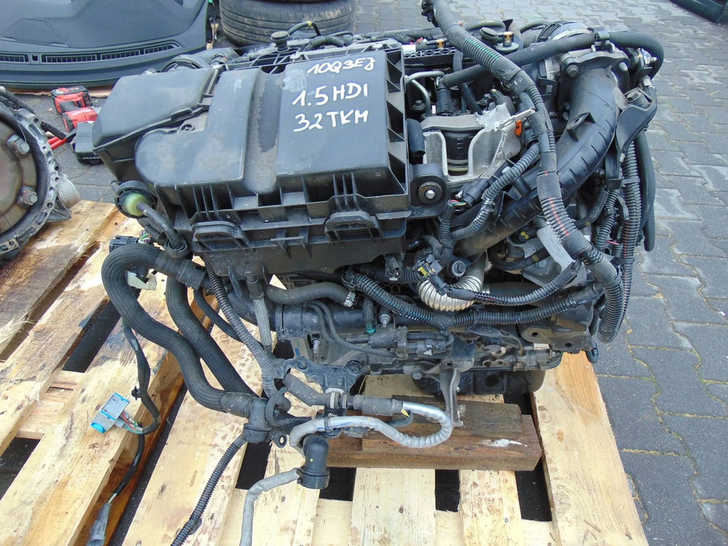 Motor Peugeot I 10Q3EJ 1.5 HDI 32TKm Diesel Engine Komplett