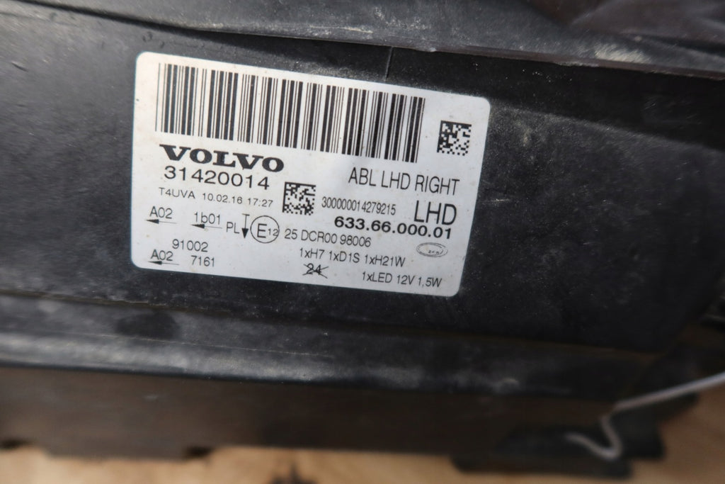 Frontscheinwerfer Volvo Xc70 31420014 Xenon Rechts Scheinwerfer Headlight