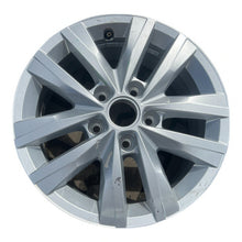 Load image into Gallery viewer, 1x Alufelge 16 Zoll 6.5&quot; 5x120 51ET Glanz Silber 7E0601025N Vw Rim Wheel