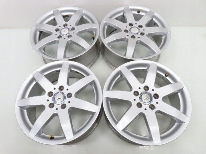 4x Alufelge 17 Zoll 7.5" 5x112 47 5ET Silber A2044015902 Mercedes-Benz W204 FEL7227578457cy