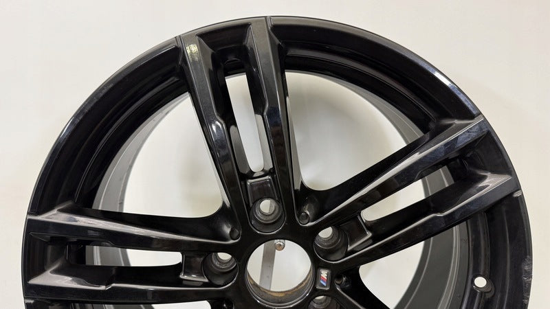 1x Alufelge 18 Zoll 7.5" 5x120 45ET Glanz Schwarz 8074185 BMW 1 Rim Wheel FEL6129927259wp