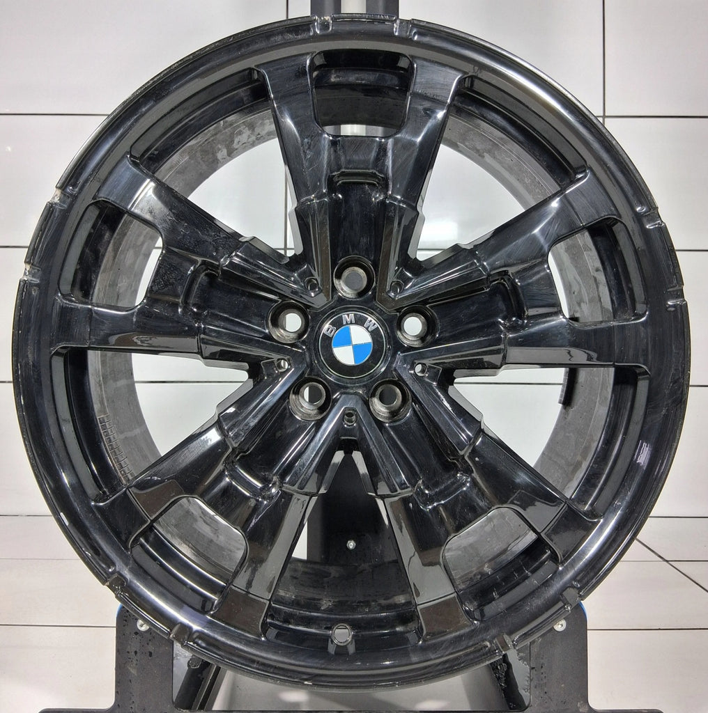 1x Alufelge 19 Zoll 8.0" 5x112 34ET Glanz Schwarz 6895627 BMW Ix3 Rim Wheel FEL9453222847zi