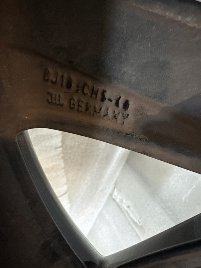 1x Alufelge 18 Zoll 8.0" 5x108 48ET Glanz Schwarz 9677989877 Peugeot 308 Ii FEL5651827434pv