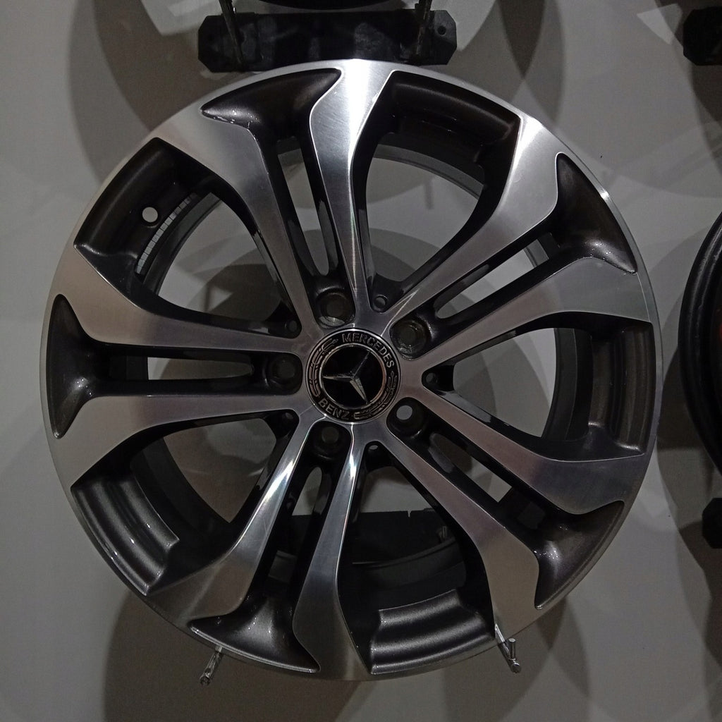 4x Alufelge 17 Zoll 7.5" 5x112 36ET A2534010600 Mercedes-Benz Glc X253 Rim Wheel FEL6157425658bi
