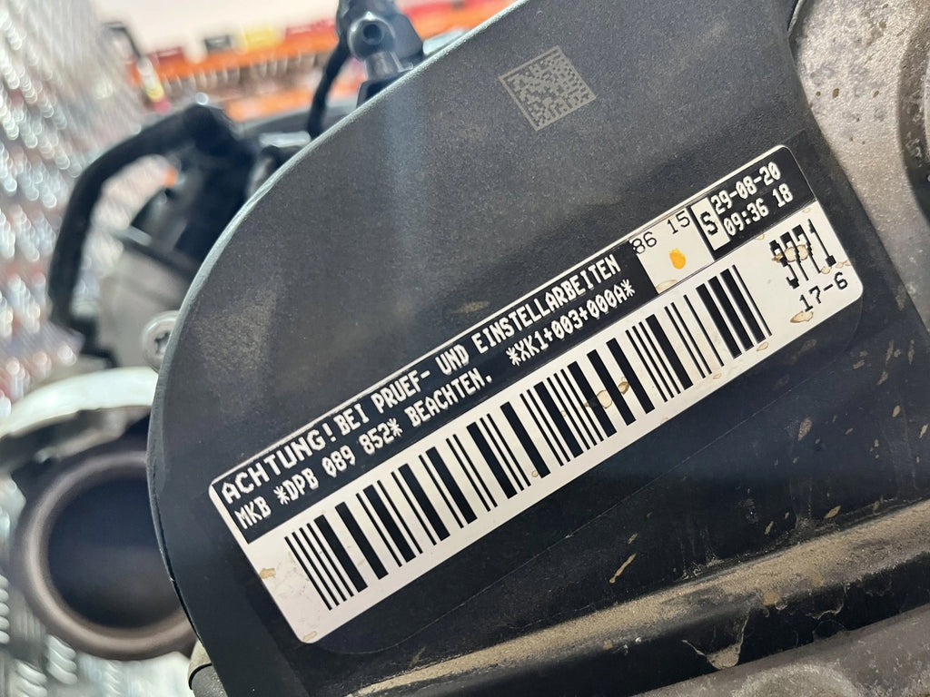Motor VW Golf VIII DPBA 1.5 TSI 131PS 96kW 39TKm 2020 Benzin Engine Komplett