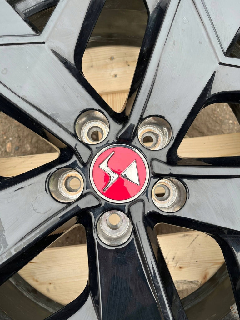 1x Alufelge 19 Zoll 7.0" 5x108 41ET Glanz Schwarz 9834511580 Citroën Ds3 Ds4 FEL2682973486vg