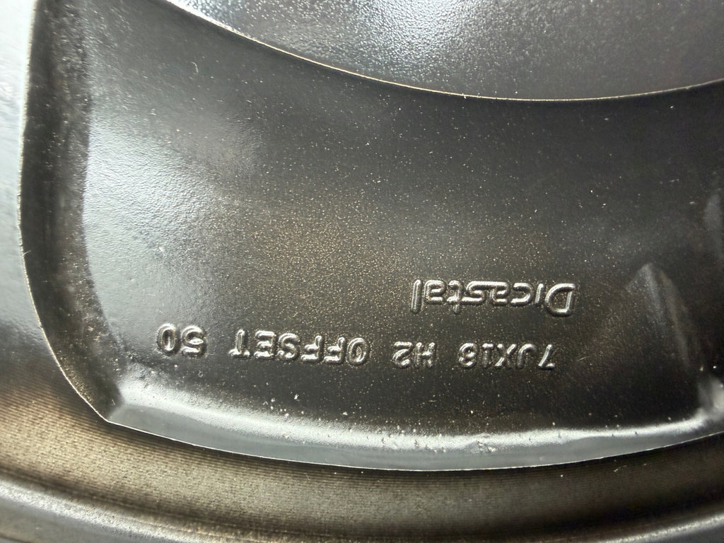 1x Alufelge 18 Zoll 7.0" 5x114.3 50ET Glanz Schwarz 52910-BE350 Hyundai Kona FEL1259337968wx