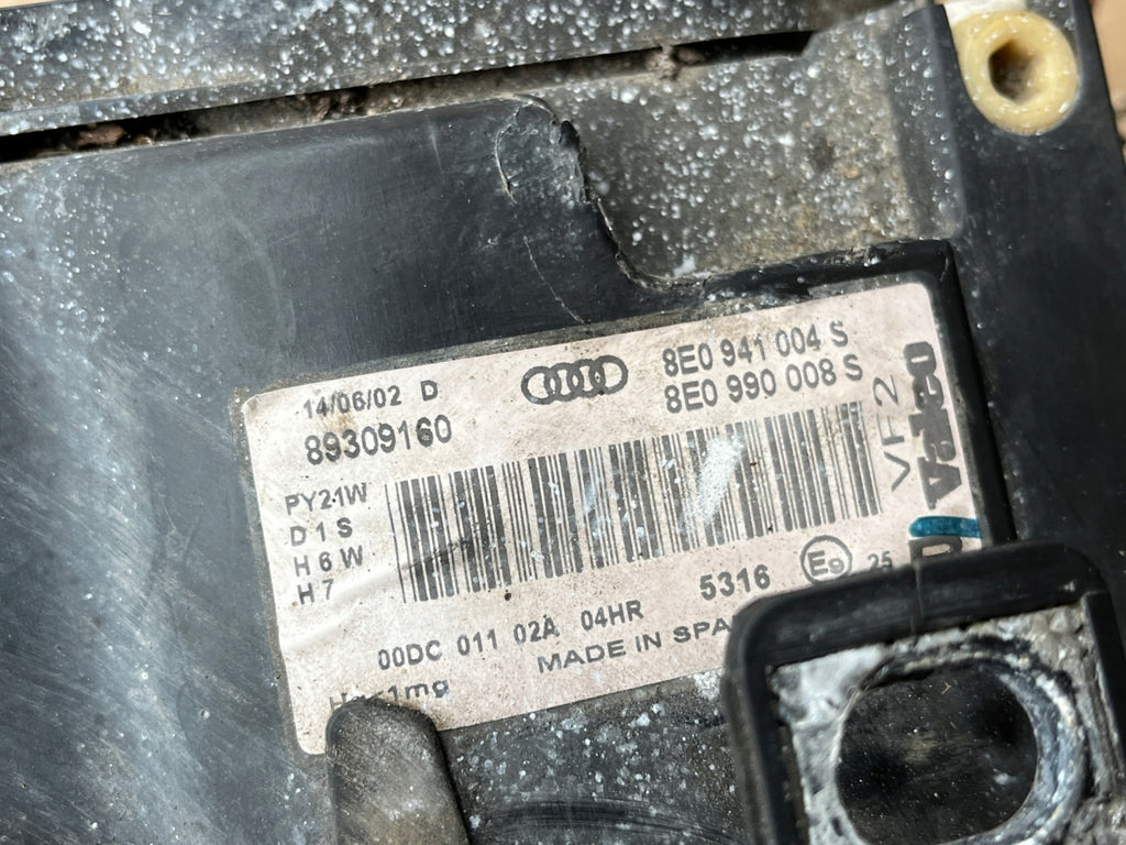 Frontscheinwerfer Audi A4 B6 8E0941004 Xenon Rechts Scheinwerfer Headlight SCH2841198925us