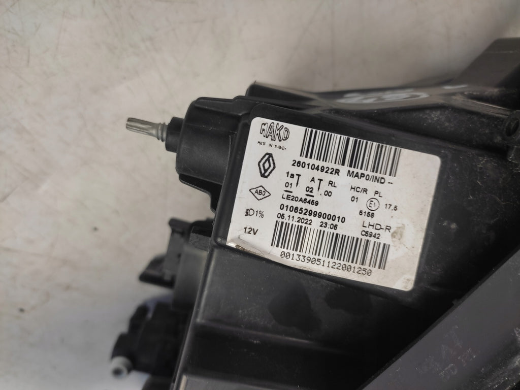Frontscheinwerfer Renault Clio I V 260104922R Rechts Scheinwerfer Headlight SCH2072806276py