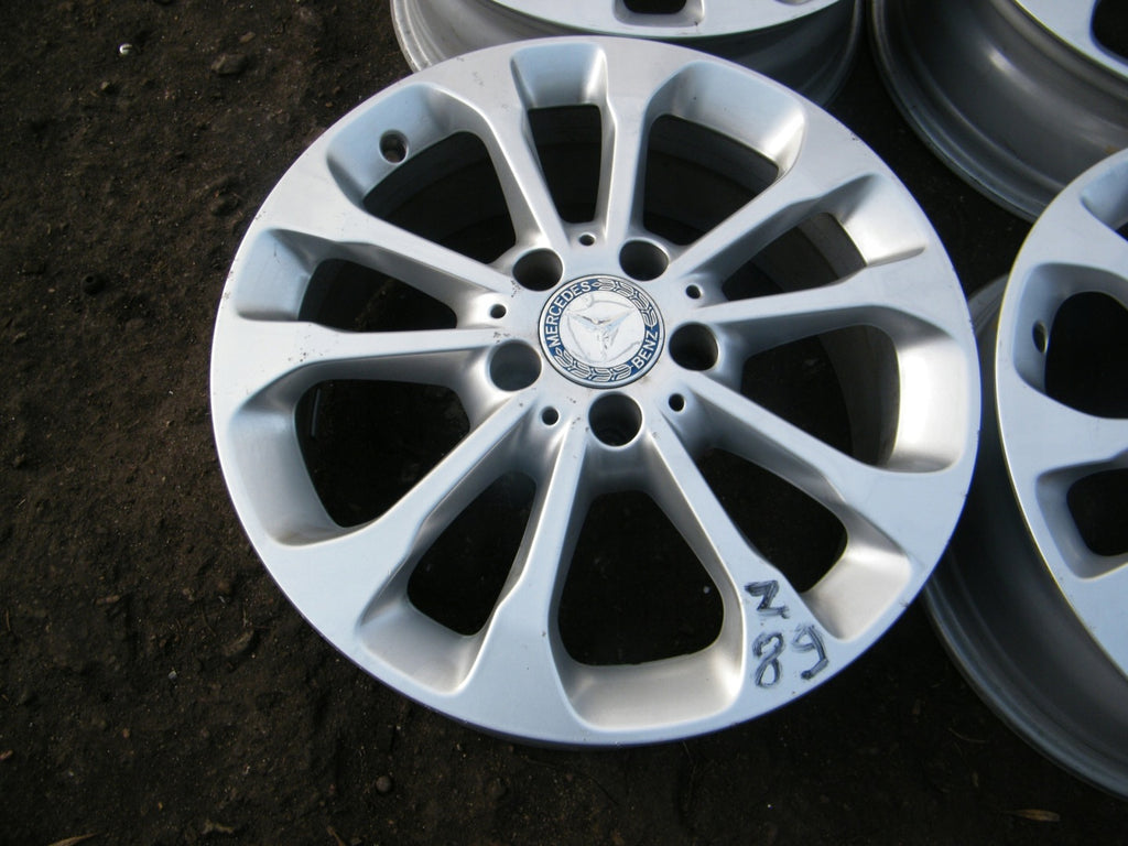 4x Alufelge 17 Zoll 6.5" 5x112 38ET Schwarz Mercedes-Benz Viano Rim Wheel FEL8247879226yj