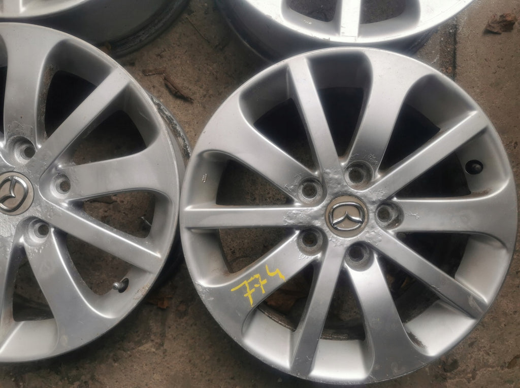 4x Alufelge 16 Zoll 6.5" 5x114.3 52 5ET 9965526560 Mazda Rim Wheel FEL5367838774ma