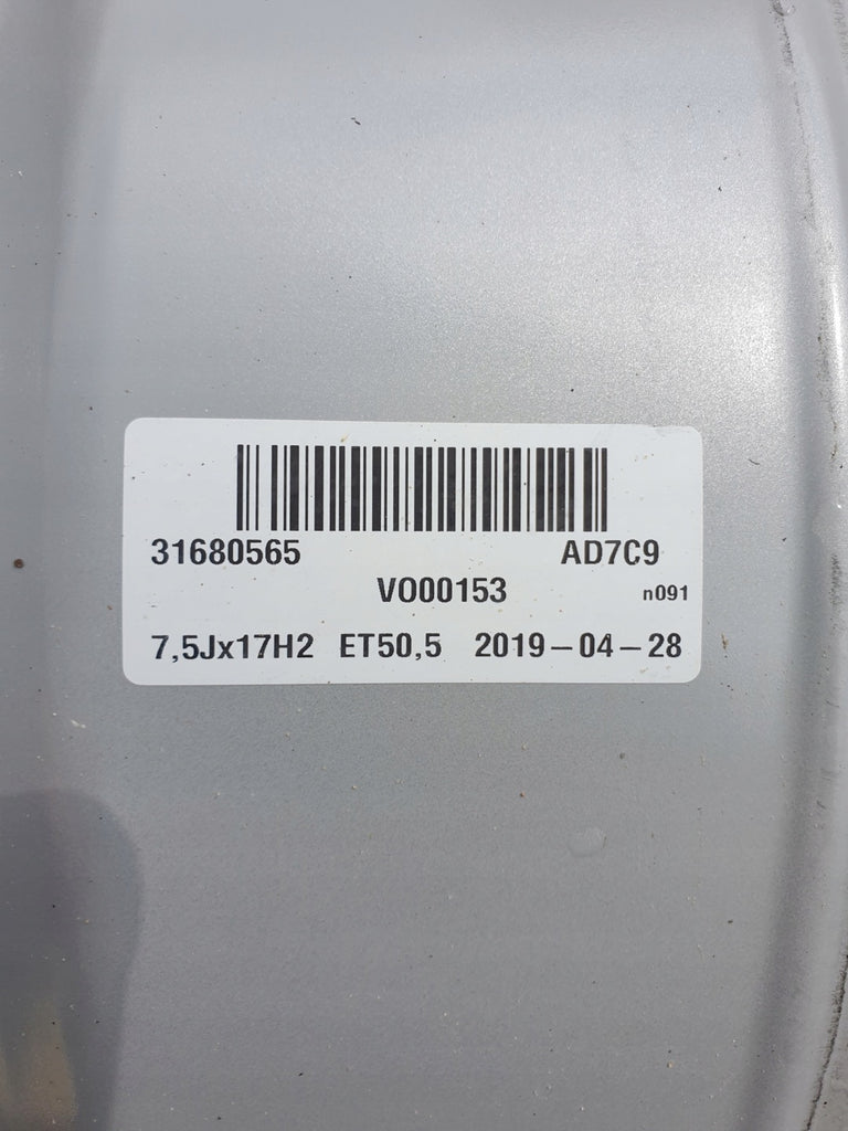 1x Alufelge 17 Zoll 7.5" 5x108 50ET 31680565 Volvo Xc40 Rim Wheel FEL8618435671vt