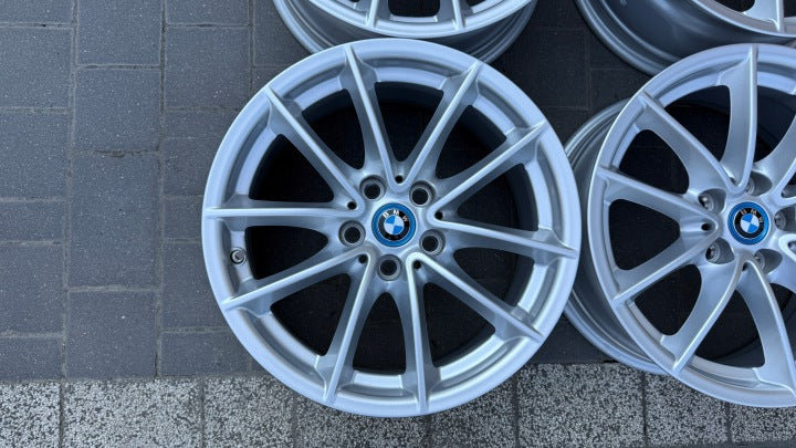 4x Alufelge 17 Zoll 7.5" 5x112 27ET Glanz Silber 6868217 Audi G30 I Rim Wheel FEL1207985499mc