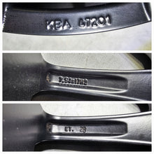 Laden Sie das Bild in den Galerie-Viewer, 4x Alufelge 17 Zoll 7.5" 5x112 38ET Glanz Schwarz KBA47201 Audi I Rim Wheel FEL2059807934lq