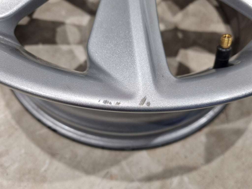 1x Alufelge 16 Zoll 6.5" 4x108 47 5ET Glanz Silber H1BJ-1007-G1A Ford Fiesta I FEL8806790644rt