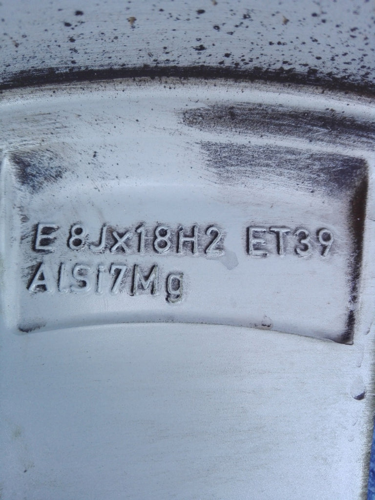 1x Alufelge 18 Zoll 8.0" 5x112 39ET Glanz Silber 4K0601025 Audi A6 C8 Rim Wheel FEL6058640917yw