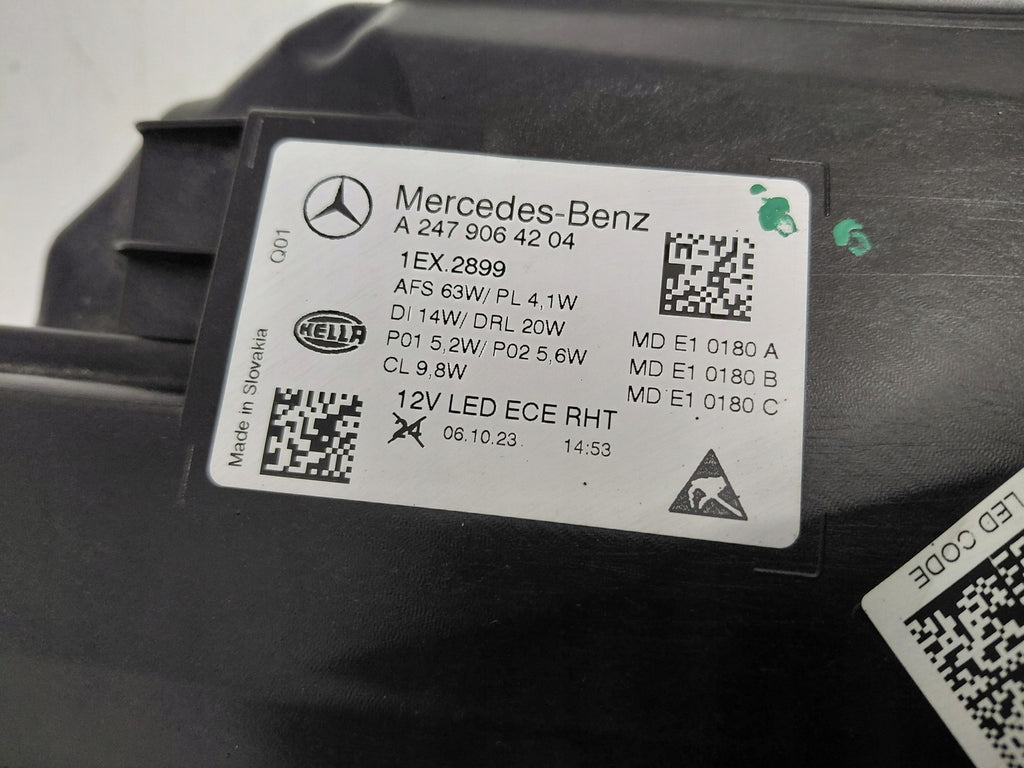 Frontscheinwerfer Mercedes-Benz W247 A2479064204 FALSE Scheinwerfer Headlight SCH9522124258qv