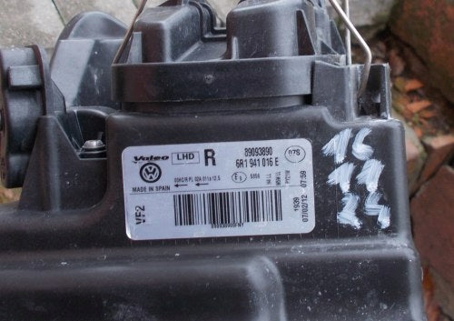 Frontscheinwerfer VW Polo 6r1 6R1941016E Rechts Scheinwerfer Headlight