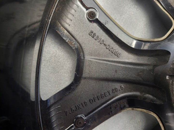 1x Alufelge 19 Zoll 7.5" 5x114.3 49 5ET 52910-C5330 Hyundai Santa III Fe FEL9806234048pg