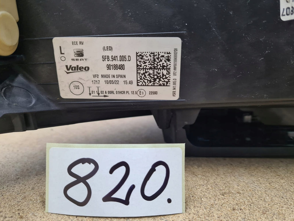 Frontscheinwerfer Seat Leon 5FB941005D Full LED Links Scheinwerfer Headlight