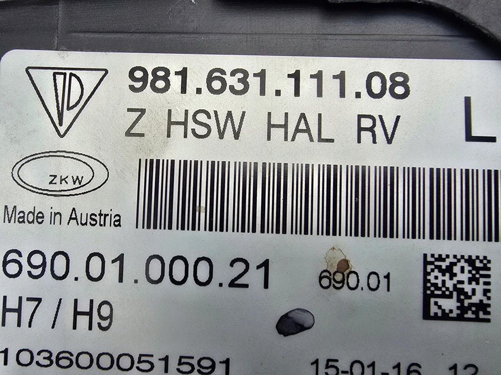 Frontscheinwerfer Porsche Cayman Boxster 981 98163111108 Links Headlight SCH4152758328qz