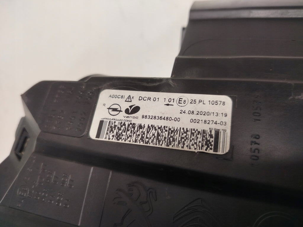 Frontscheinwerfer Opel Zafira 9832836480 Xenon Rechts Scheinwerfer Headlight