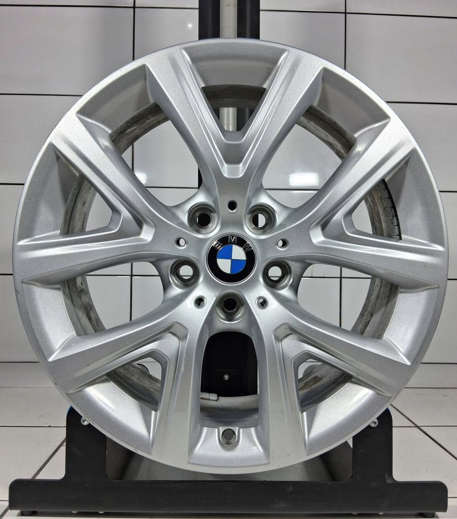 1x Alufelge 17 Zoll 6.5" 5x112 39ET Glanz Silber 6856076 BMW F48 Rim Wheel FEL1673505006xg