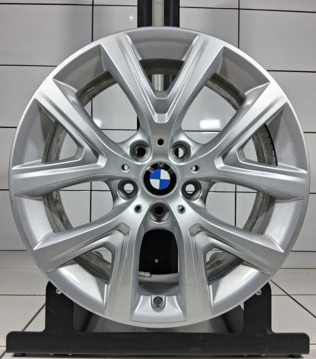1x Alufelge 17 Zoll 6.5" 5x112 39ET Glanz Silber 6856076 BMW F48 Rim Wheel FEL1673505006xg