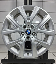 Load image into Gallery viewer, 1x Alufelge 17 Zoll 6.5" 5x112 39ET Glanz Silber 6856076 BMW F48 Rim Wheel FEL1673505006xg