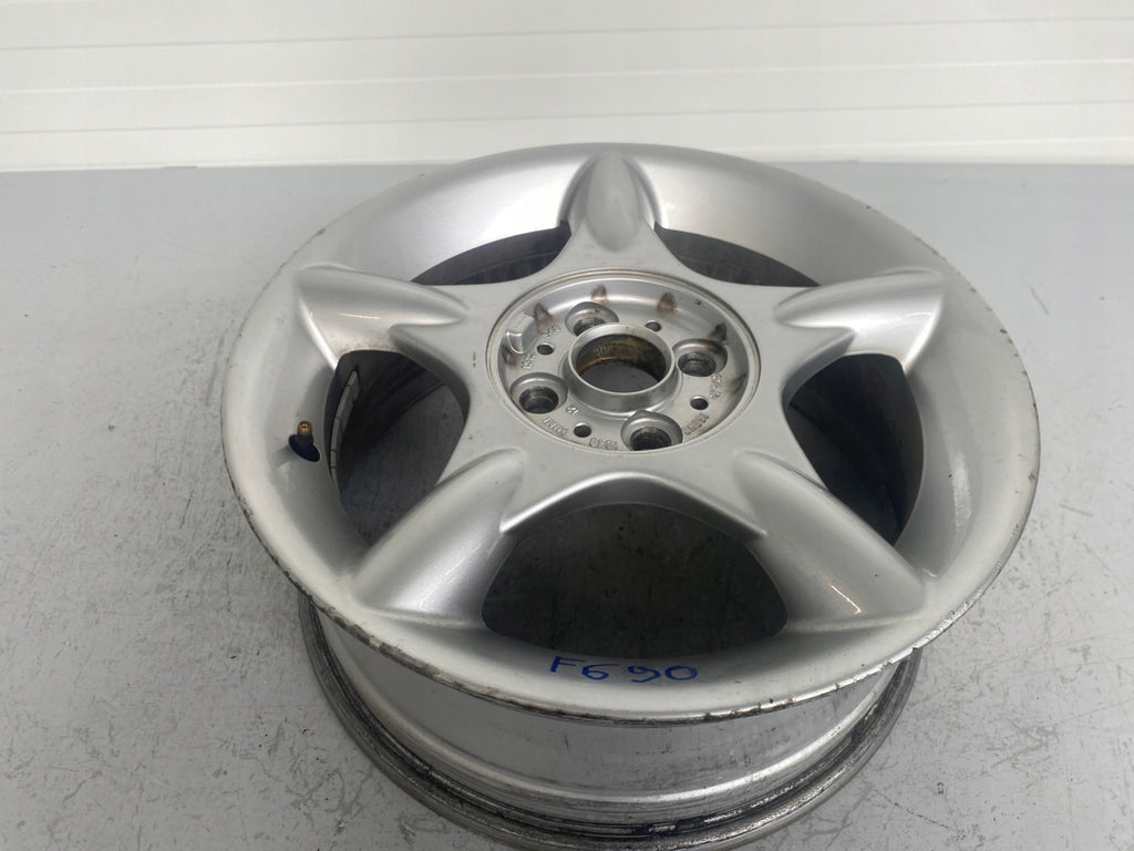 1x Alufelge 16 Zoll 6.5" 4x100 48ET Glanz Silber Mini R50 Rim Wheel FEL2356997270lu