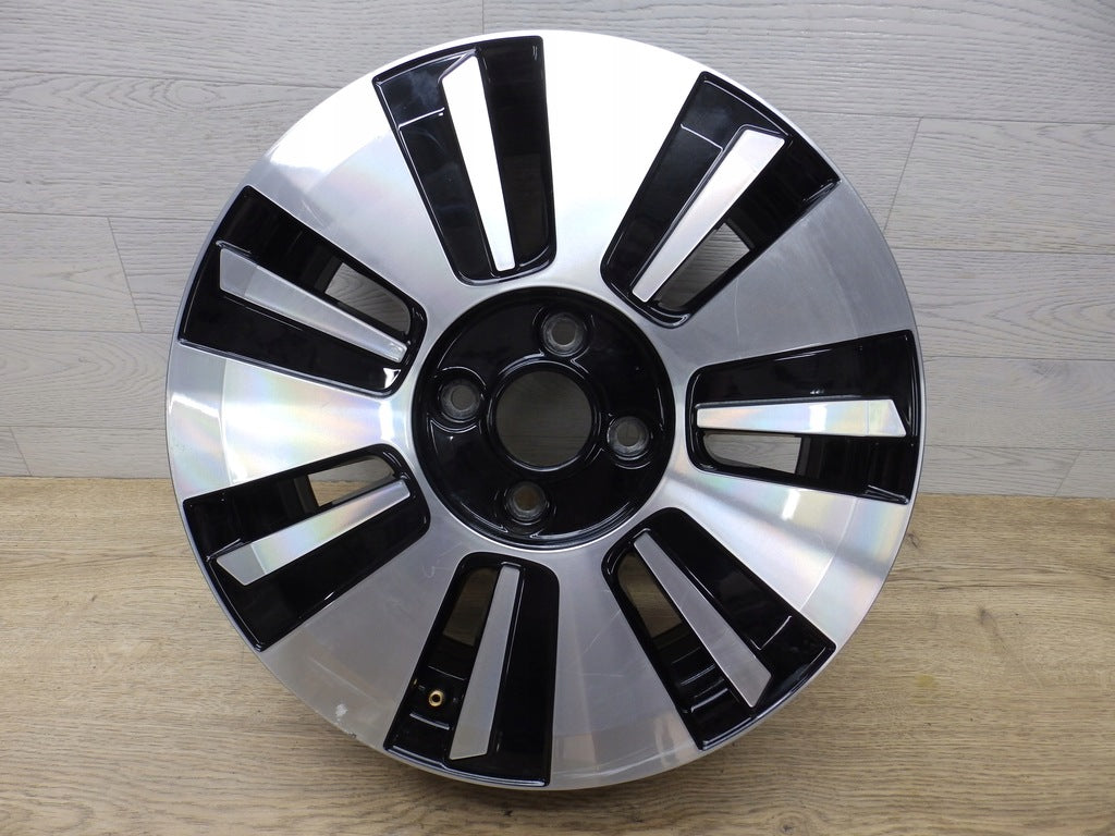 1x Alufelge 15 Zoll 5.0" 4x100 35ET Glanz Silber 1S0601025 VW Up Rim Wheel FEL9333459504yr