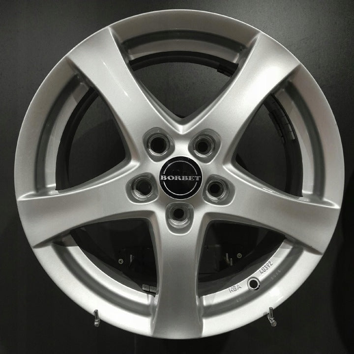 4x Alufelge 16 Zoll 6.5" 5x105 50ET Glanz Silber Ford Mondeo I Rim Wheel FEL2738824662we