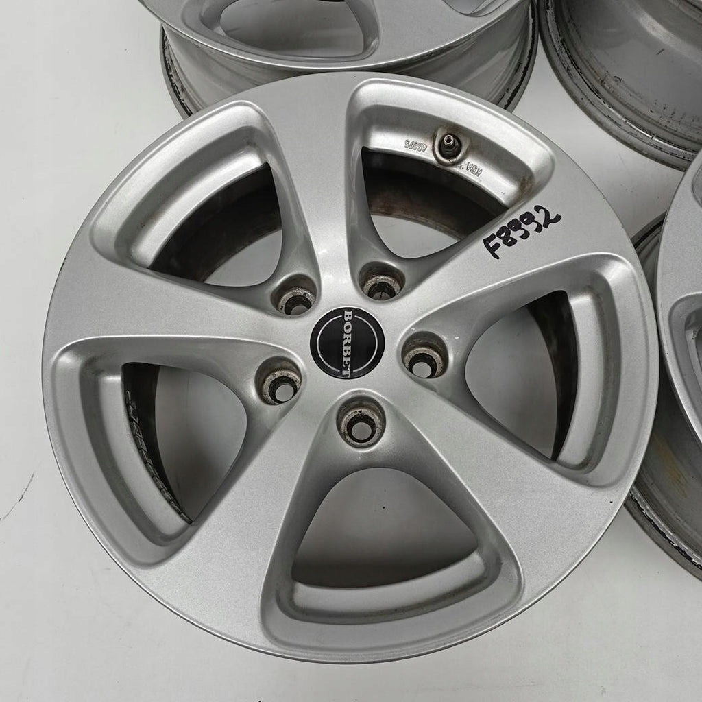4x Alufelge 16 Zoll 7.0" 5x120 20ET Glanz Silber BMW 5 E60 E61 Rim Wheel FEL9055986365zi