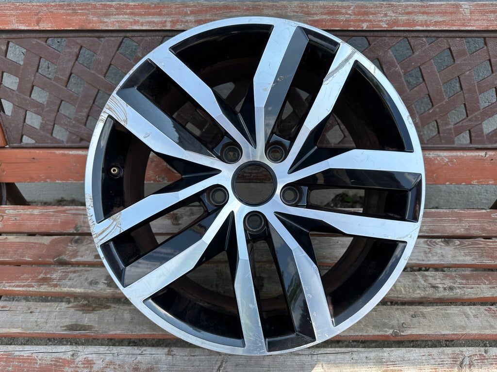 1x Alufelge 17 Zoll 7.0" 5x112 49ET Glanz Schwarz 5G0601025BT VW Golf Vii FEL8675714350ig