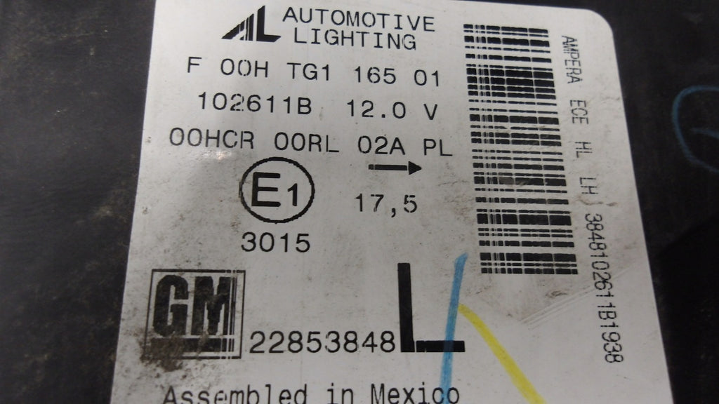 Frontscheinwerfer Opel Ampera 22853848 Links Scheinwerfer Headlight