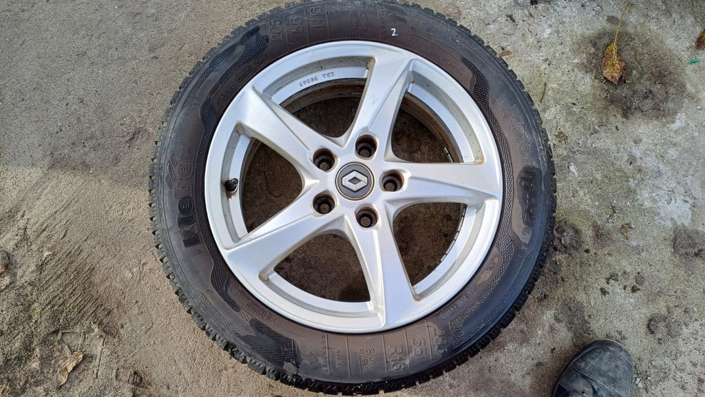 1x Alufelge 16 Zoll 6.5" 5x114.3 165156155 Renault Megane Iv Rim Wheel FEL1612360256br