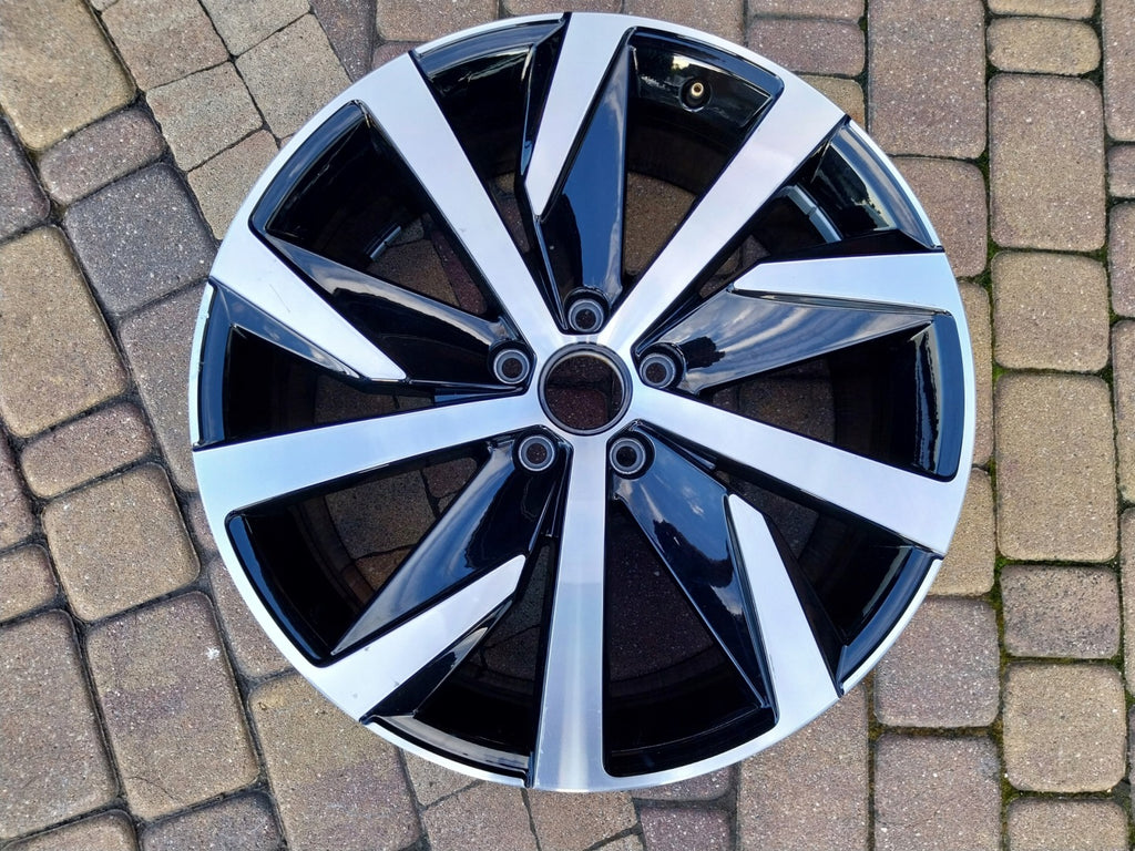 1x Alufelge 19 Zoll 8.0" 5x112 47ET Schwarz 2GA601025T VW T-Roc Rim Wheel FEL3346825464wp