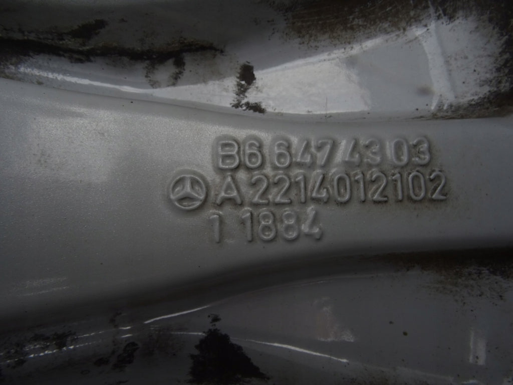 1x Alufelge 18 Zoll 8.5" 5x112 43ET Glanz Silber A2214012102 Mercedes-Benz W221 FEL1715893870nv