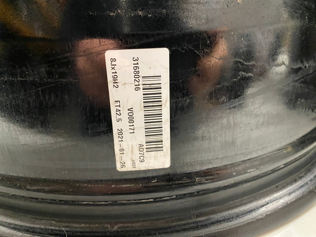 4x Alufelge 19 Zoll 8.0" 5x108 42 5ET Glanz Schwarz 31680216 Volvo I Rim Wheel FEL9047388276xh