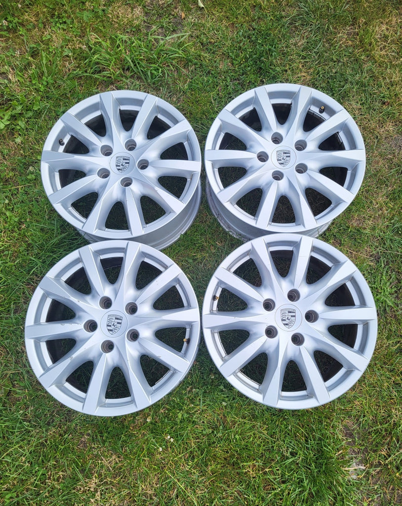 4x Alufelge 18 Zoll 8.0" 5x130 53ET Glanz Silber 7P5601025 Porsche Cayenne FEL6199444233dk