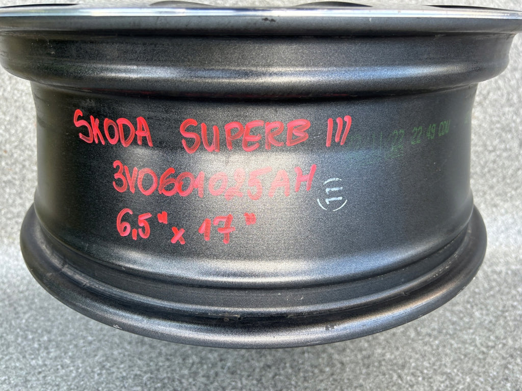 1x Alufelge 17 Zoll 6.5" 5x112 3V0601025AH Skoda Superb Iii Rim Wheel FEL9689690773ax
