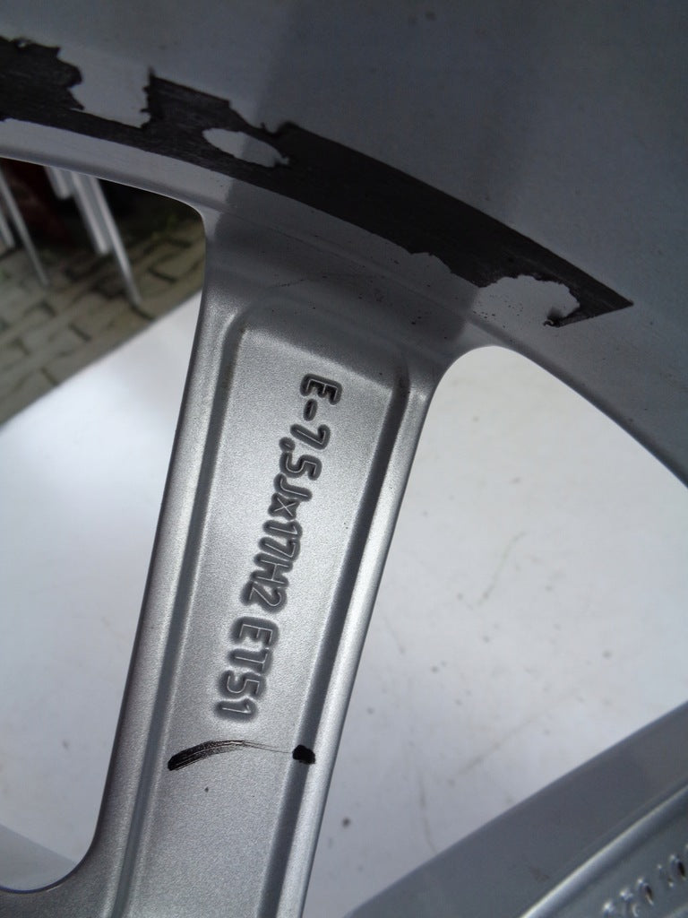 1x Alufelge 17 Zoll 7.5" 5x112 51ET 8V0601025CS Audi Rim Wheel FEL6602387154oy