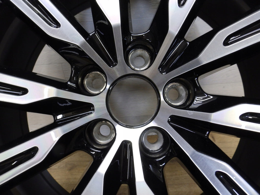 1x Alufelge 19 Zoll 7.5" 5x108 50 5ET Glanz Schwarz 31423852 Volvo Xc60 Ii