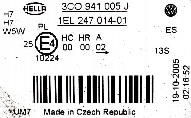 Frontscheinwerfer VW Passat 3C0941005J 3C0941006J Ein Satz Headlight SCH3925612803nx