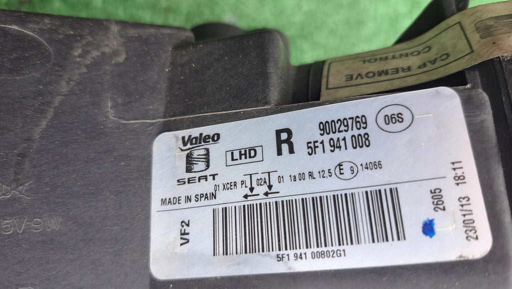 Frontscheinwerfer Seat Leon 5f1 5F1941008 Full LED Rechts Scheinwerfer Headlight